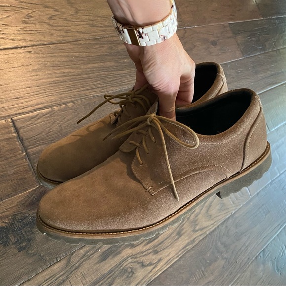 EUC Tan suede Rockports - Picture 2 of 7